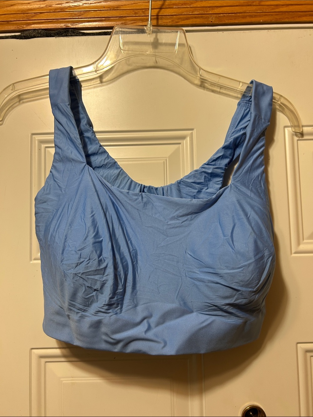 Light Blue Seamless Bralette XXL